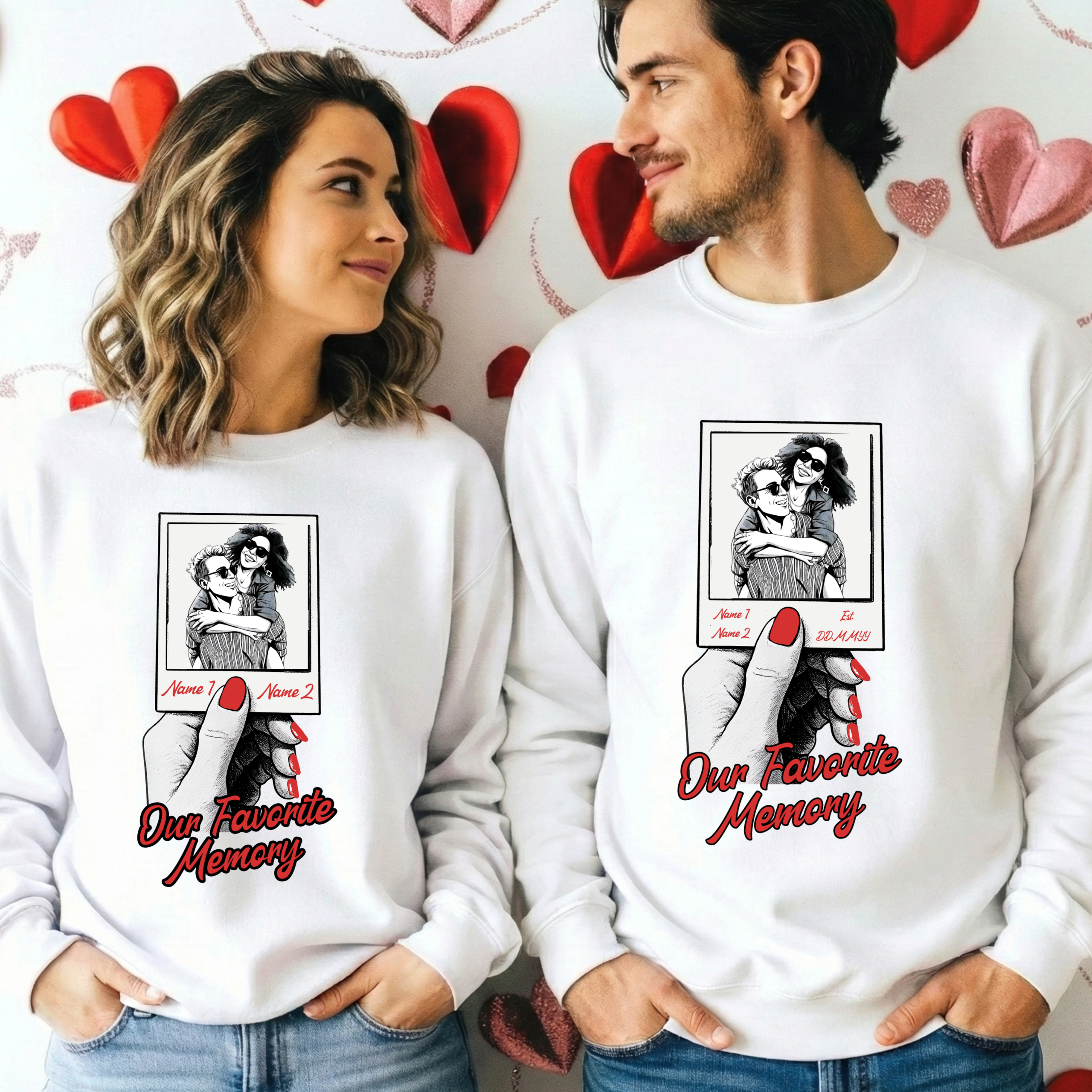 Our Favourite Memory personalized custom picture sweatshirt